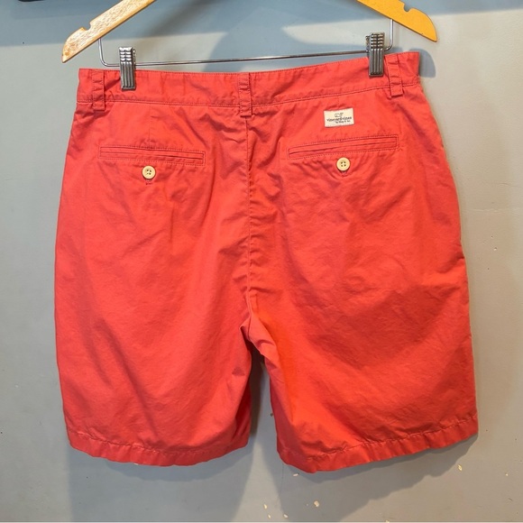 Vineyard Vines Pink Flat Front Summer Shorts Size 33 - Picture 8 of 9